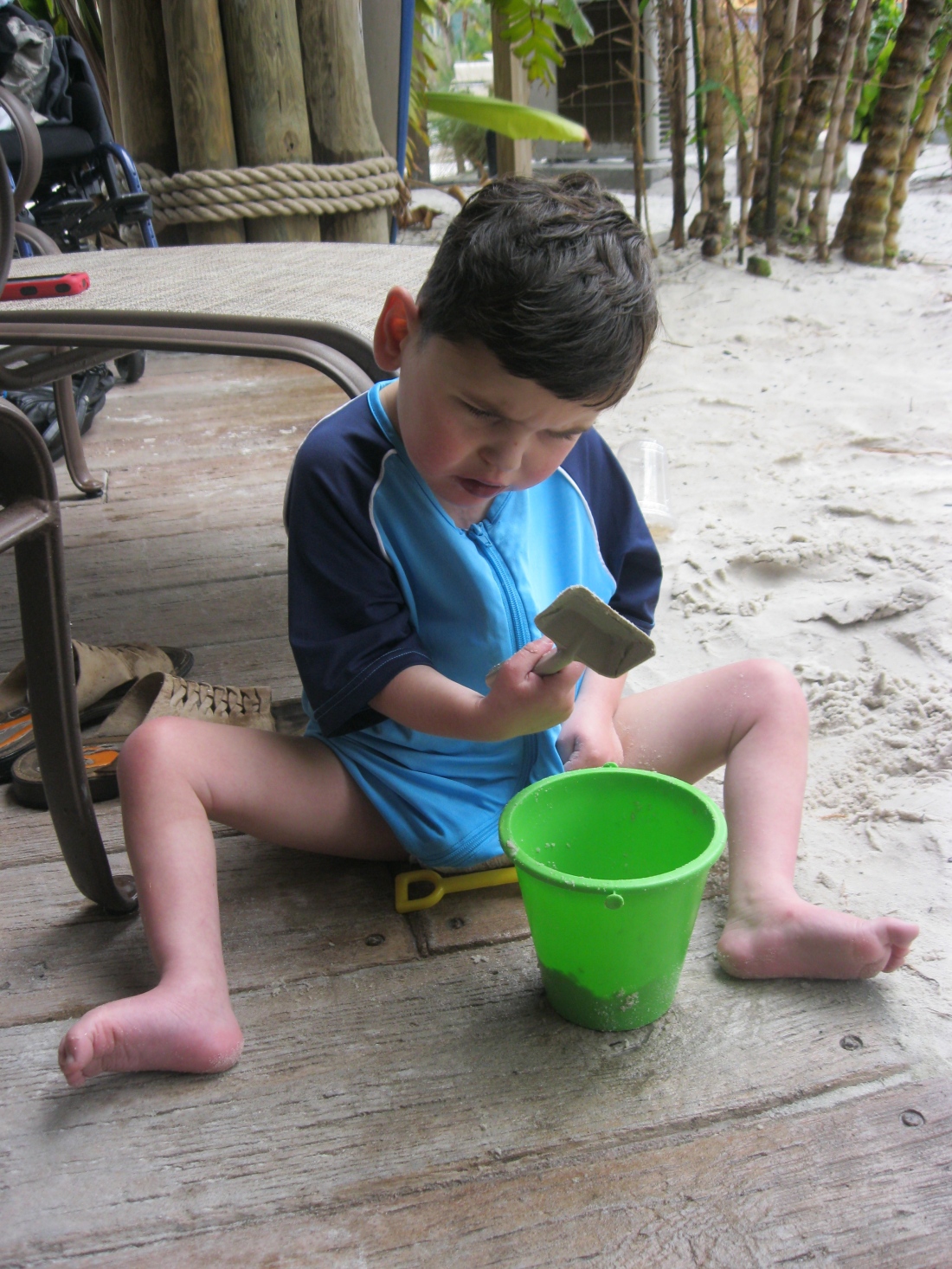 Discovering sand...